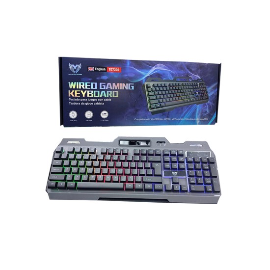 TECLADO GAMING MTK TG7209 PRETO